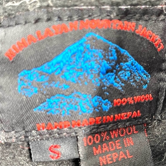 Himalayan Mountain Wool Norwegian Nepalese Polar Fleece Hoodie Sweater Coat - Picture 5 of 5